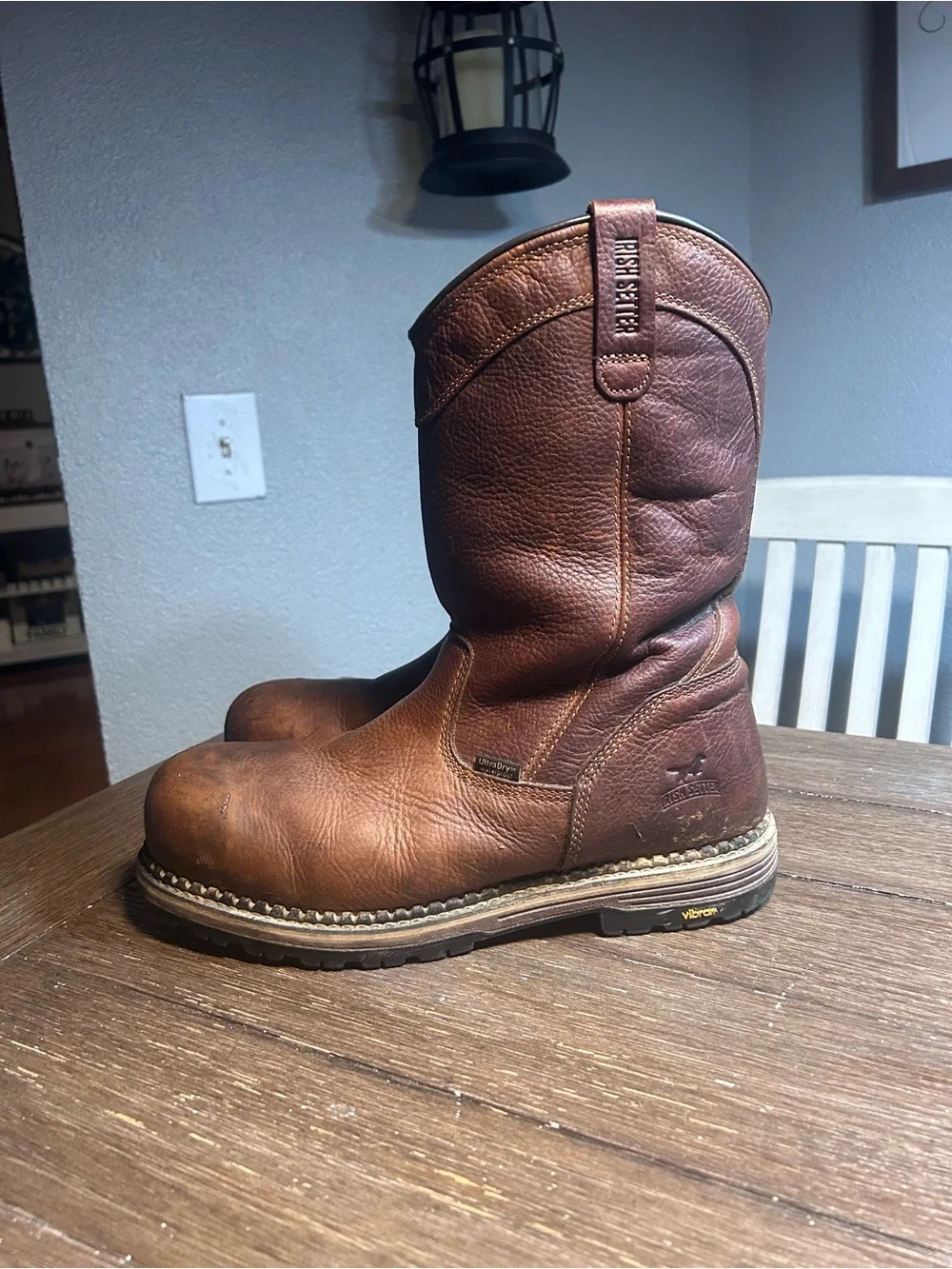 Irish Setter edgertone waterproof composite toe work boots size 11.5